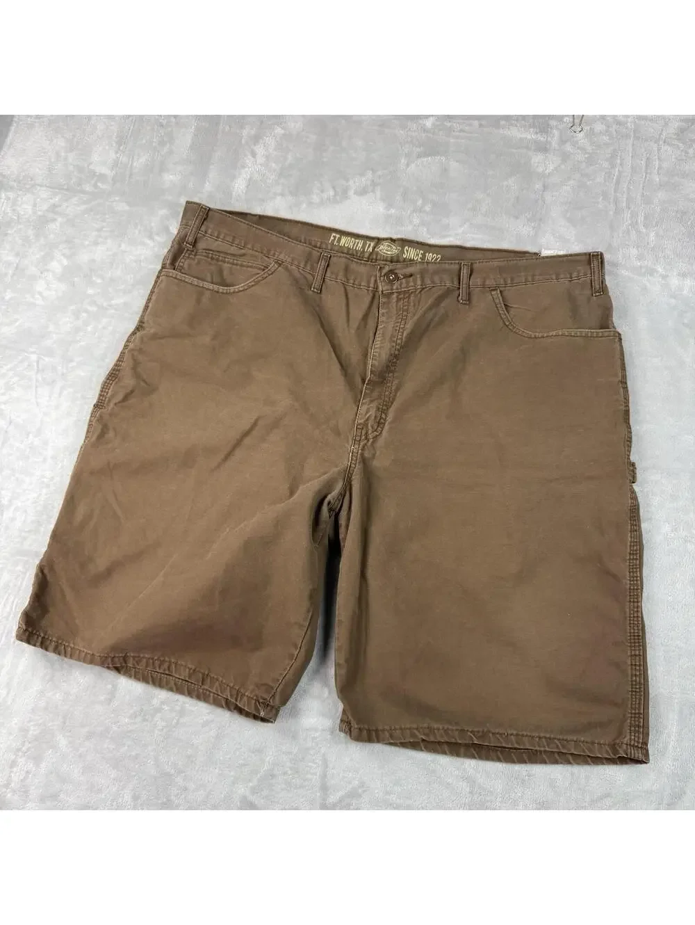 Dickies Carpenter Shorts Brown Workwear Utility Loose Fit Mens W46 Skate Casual
